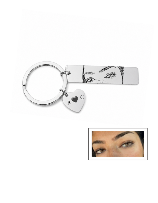 LLAVERO MIRADA PERSONALIZADO RECTANGULAR