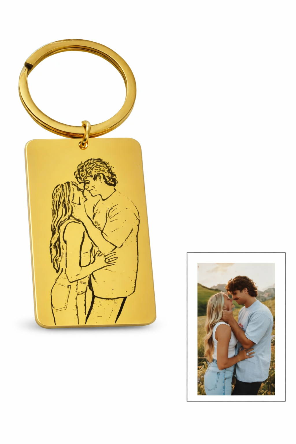 LLAVERO PERSONALIZADO RECTANGULAR
