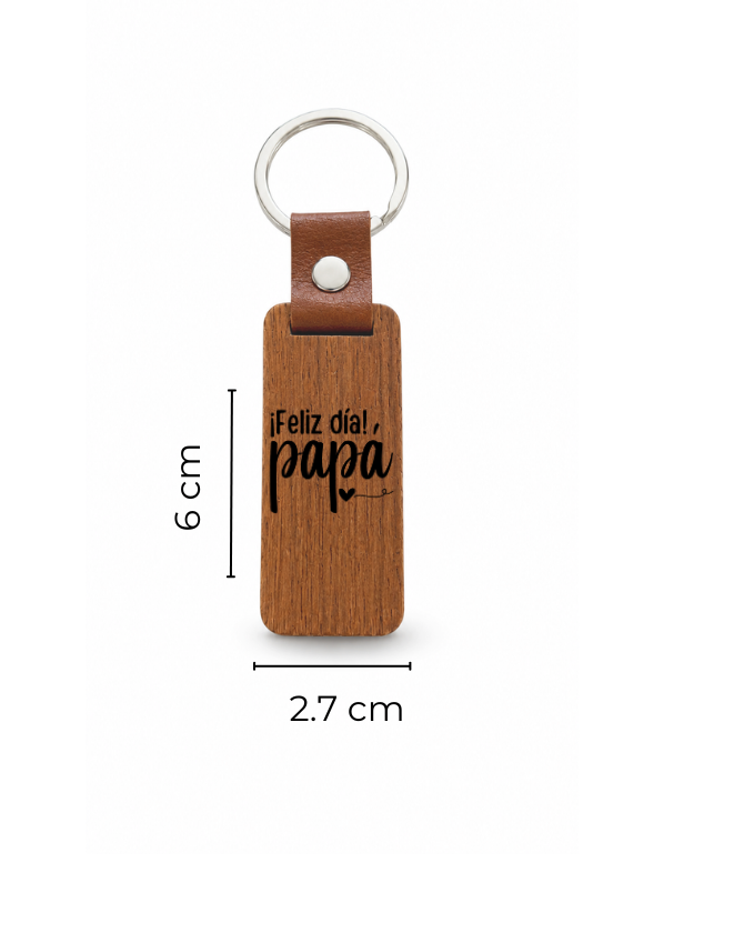 LLAVERO MADERA PERSONALIZADO