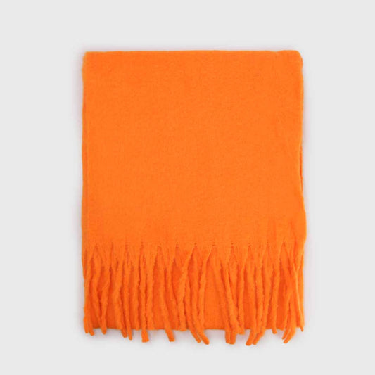 BUFANDA ALPACA NARANJO