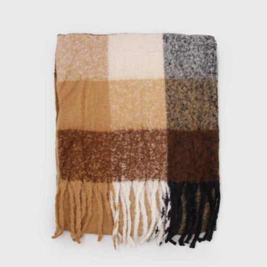 BUFANDA ALPACA CUADROS II
