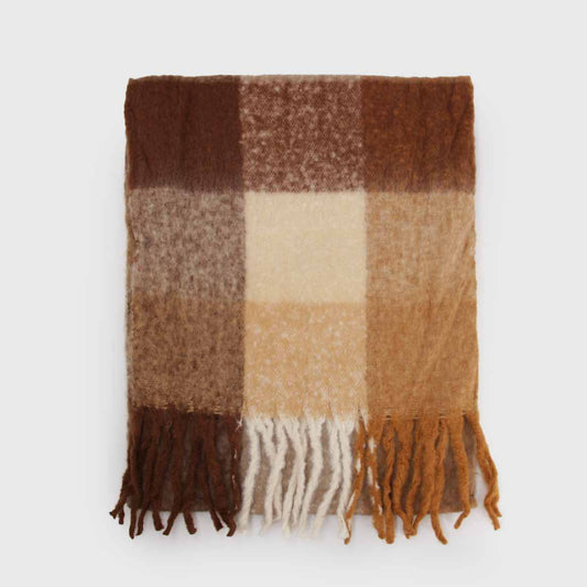 BUFANDA ALPACA CUADROS HH