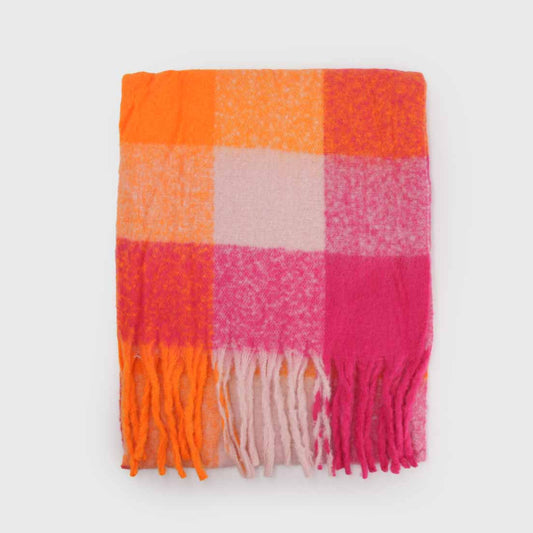 BUFANDA ALPACA CUADROS AA