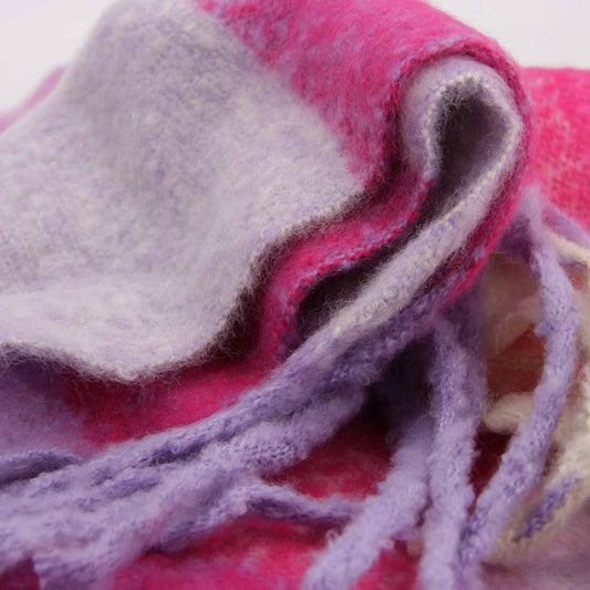 BUFANDA ALPACA CUADROS CC