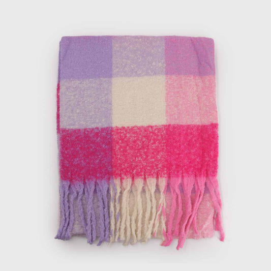 BUFANDA ALPACA CUADROS CC