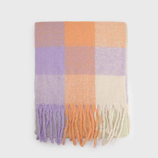 BUFANDA ALPACA CUADROS DD