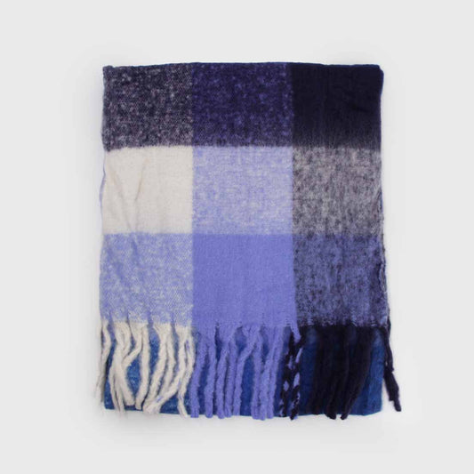 BUFANDA ALPACA CUADROS JJ