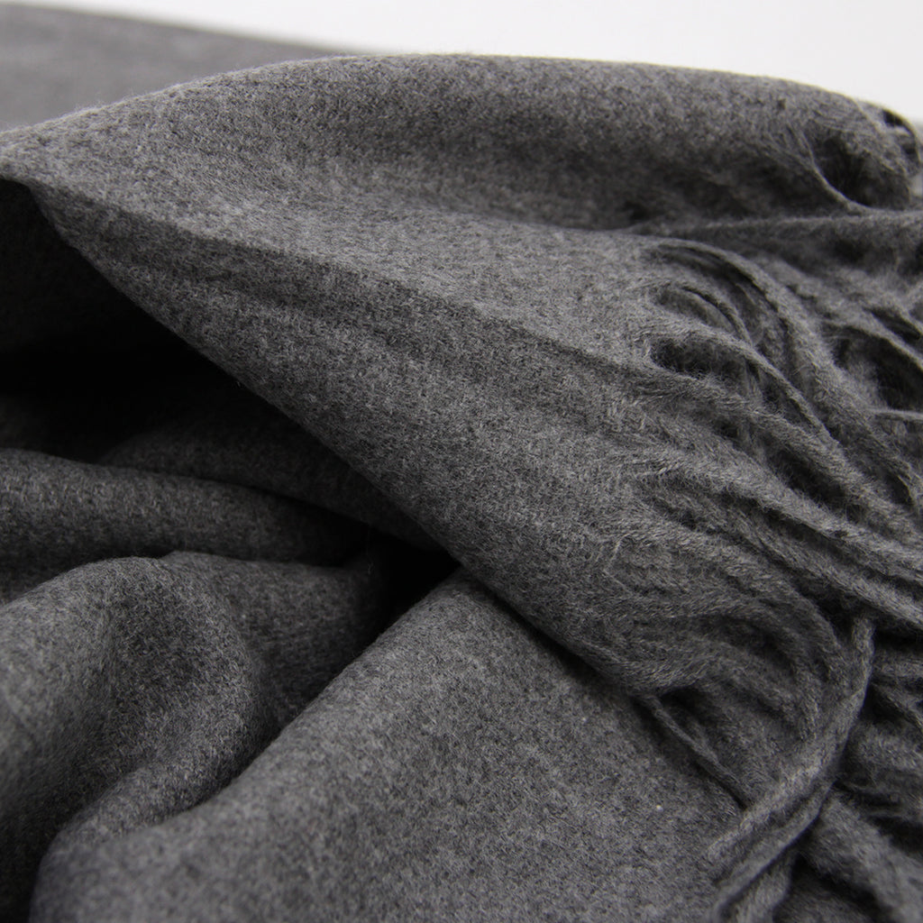 BUFANDA CASHMERE PLOMO
