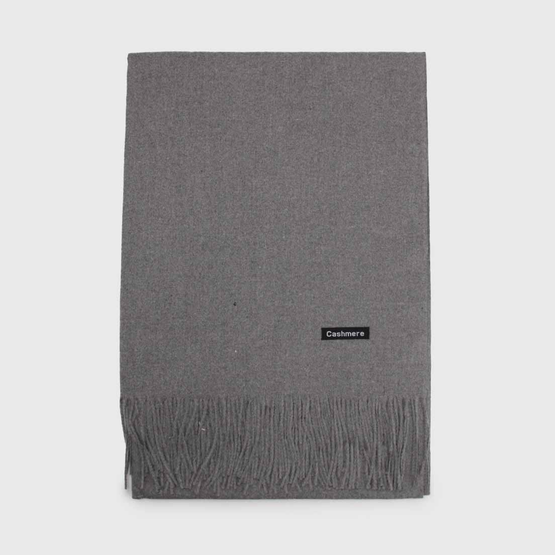 BUFANDA CASHMERE PLOMO