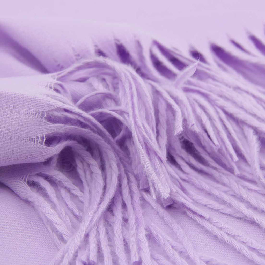 BUFANDA CASHMERE LILA