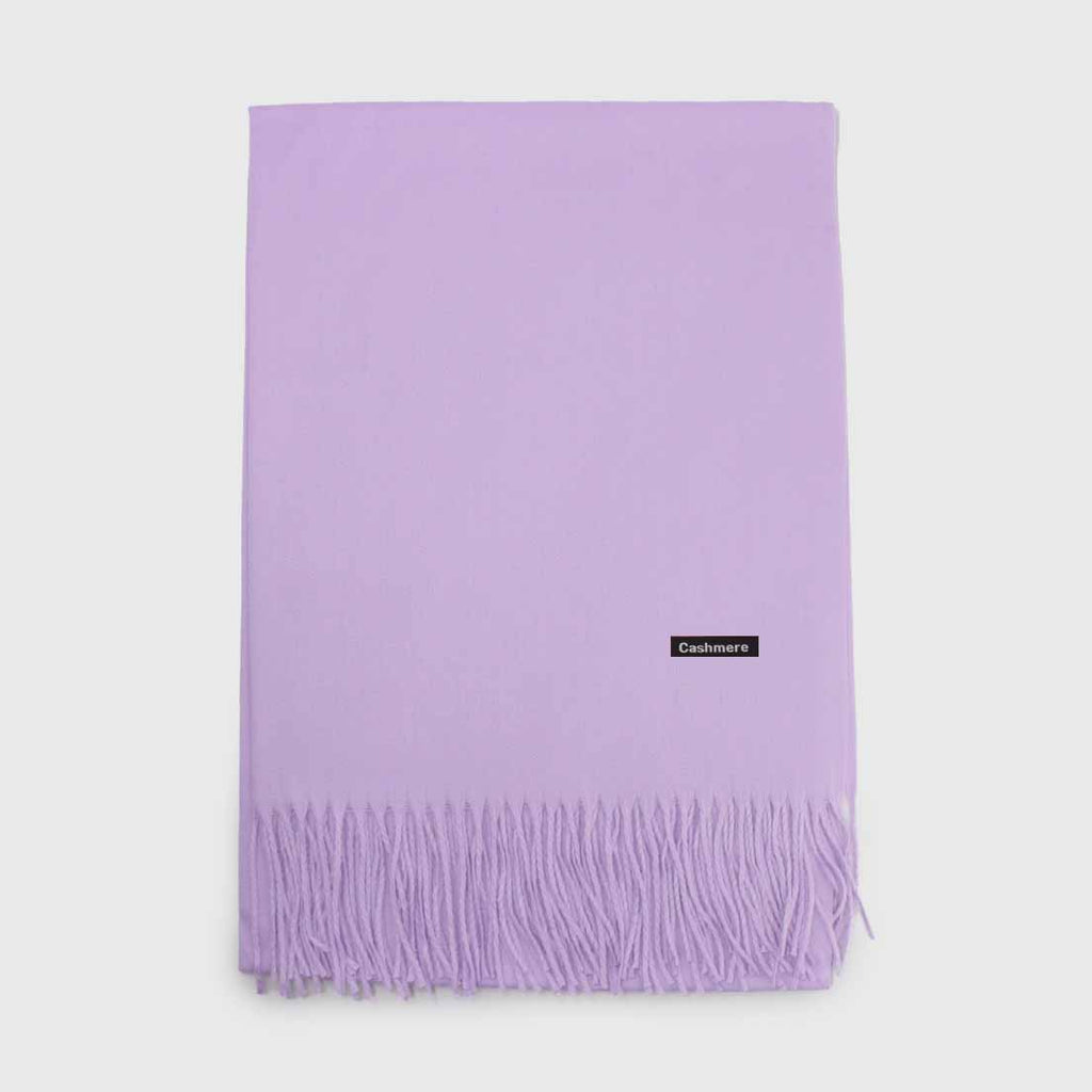BUFANDA CASHMERE LILA