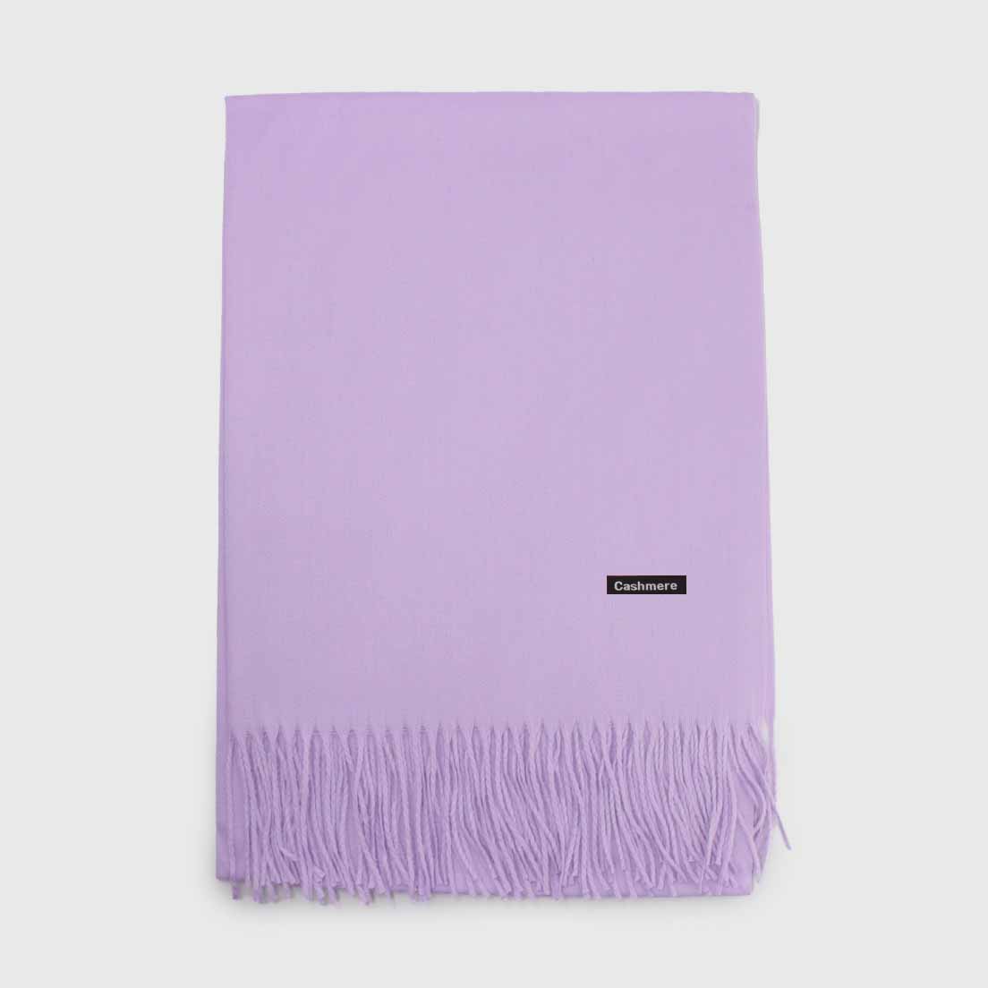 BUFANDA CASHMERE LILA