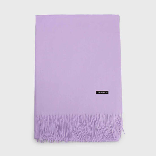 BUFANDA CASHMERE LILA
