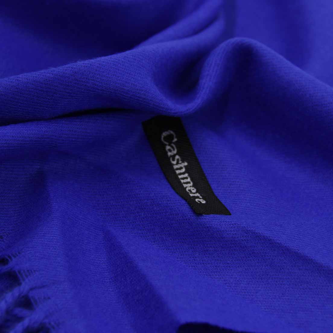 BUFANDA CASHMERE AZUL