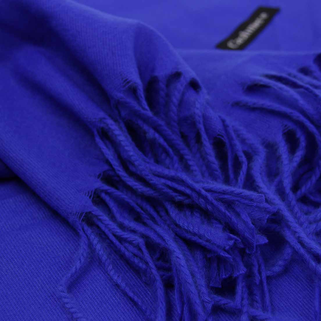 BUFANDA CASHMERE AZUL