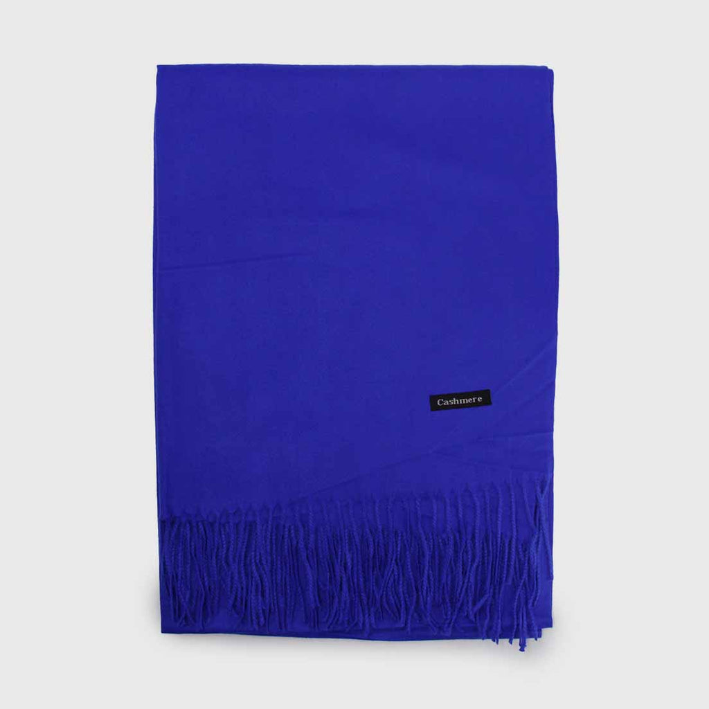 BUFANDA CASHMERE AZUL