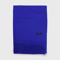 BUFANDA CASHMERE AZUL