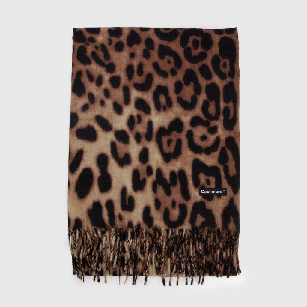BUFANDA CASHMERE ANIMAL PRINT GG