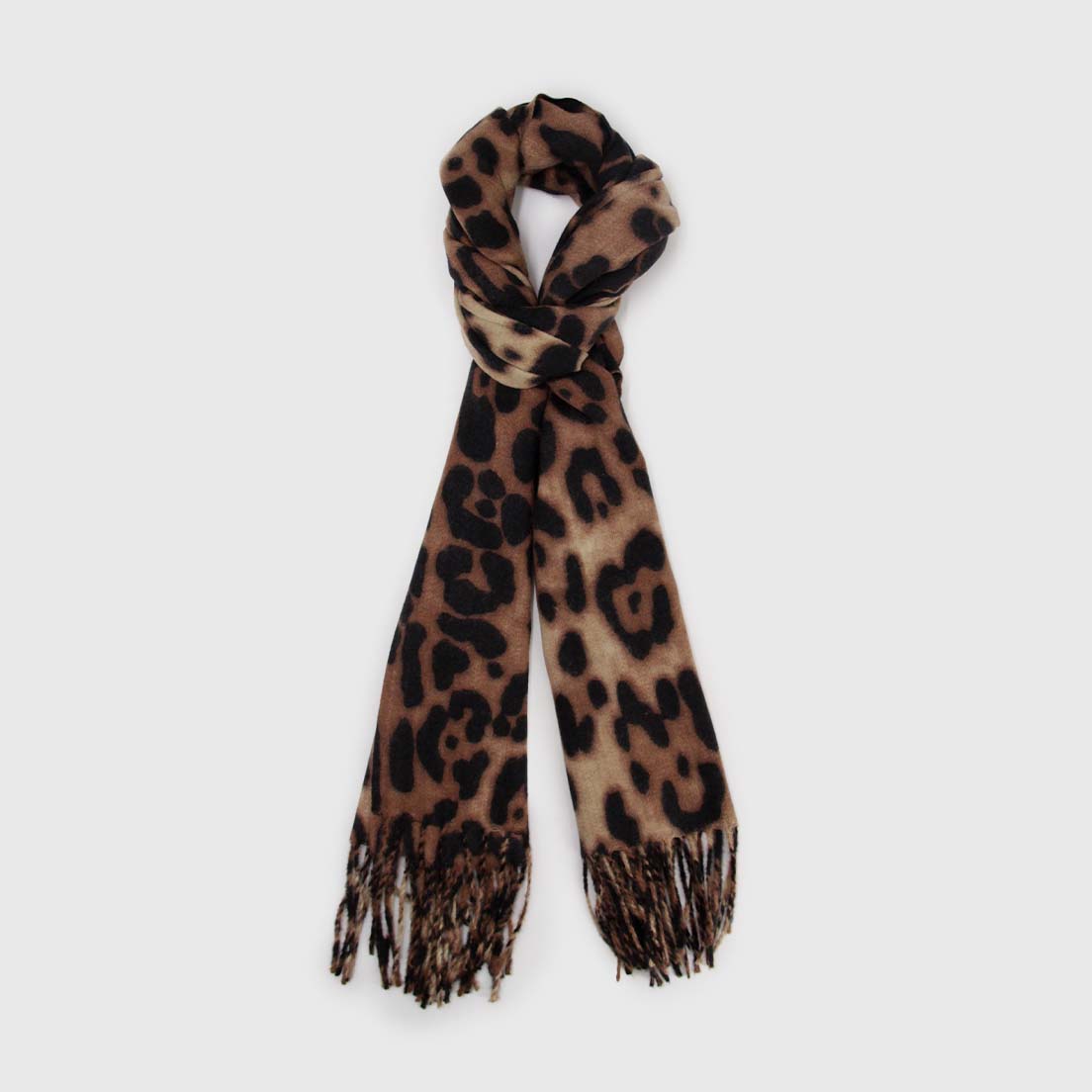 BUFANDA CASHMERE ANIMAL PRINT GG