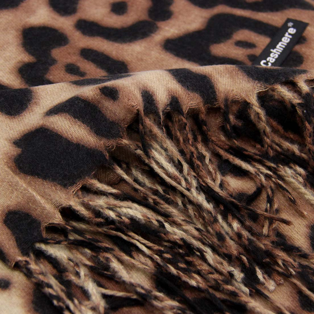 BUFANDA CASHMERE ANIMAL PRINT GG