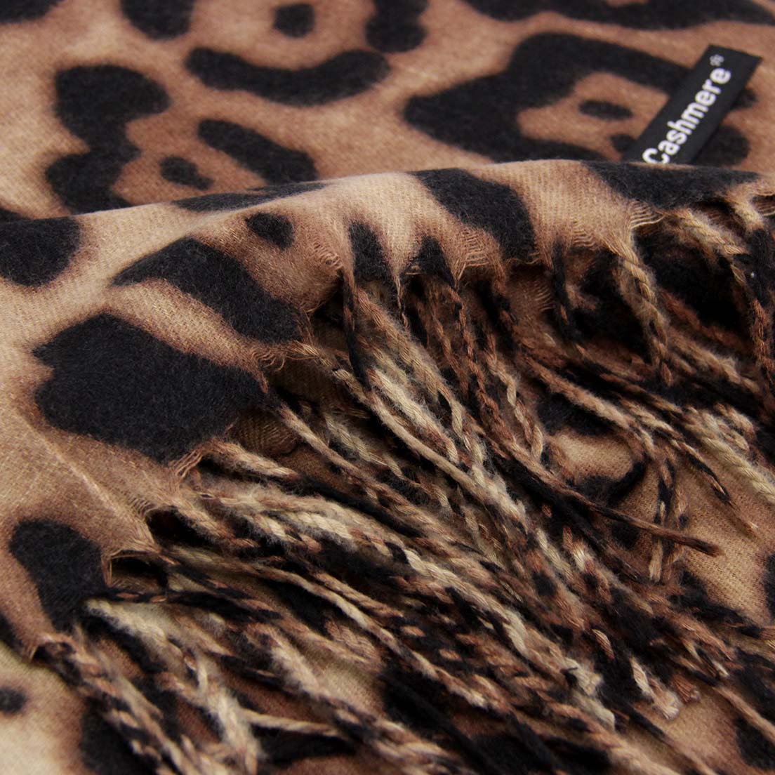 BUFANDA CASHMERE ANIMAL PRINT GG