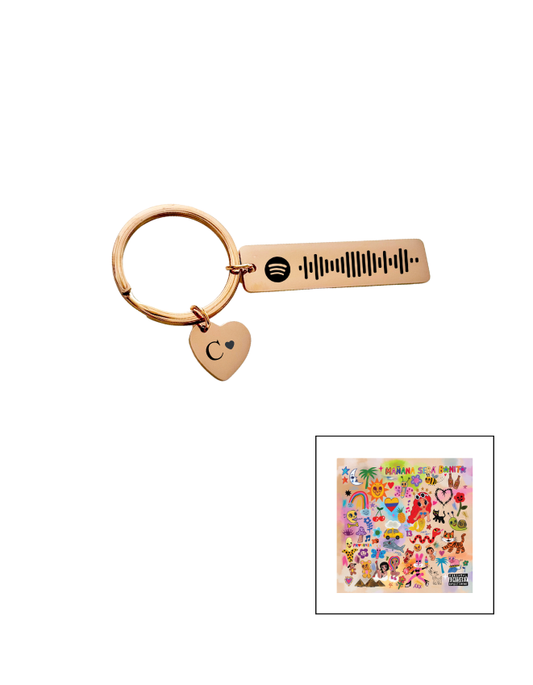 LLAVERO SPOTIFY PERSONALIZADO RECTANGULAR
