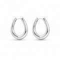 ARGOLLAS OVALADAS 20MM PLATEADO