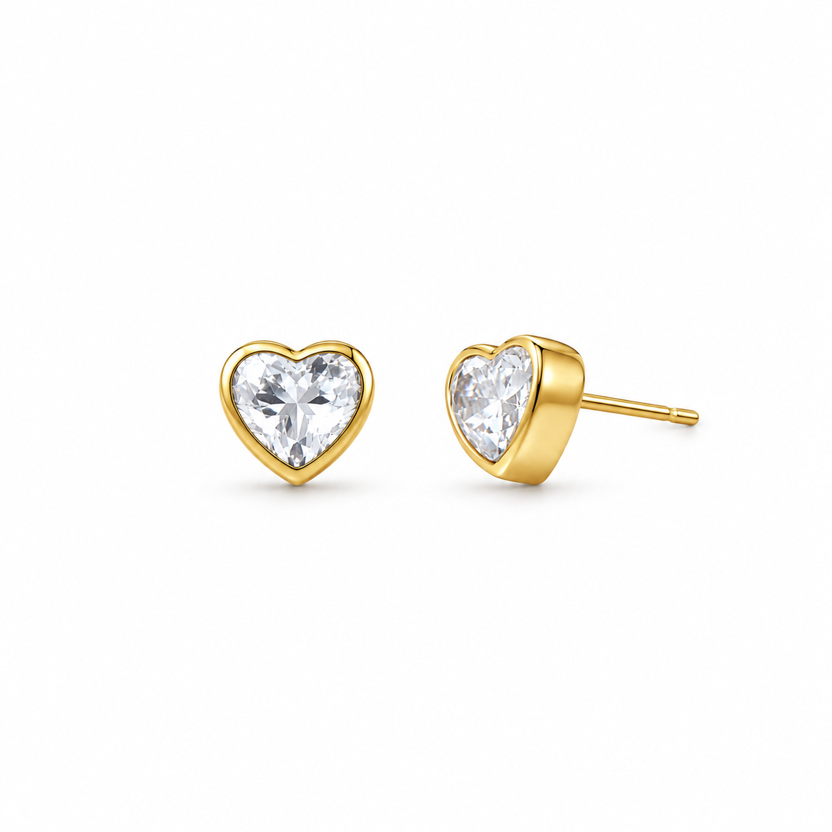 AROS CORAZÓN CIRCÓN DORADO II