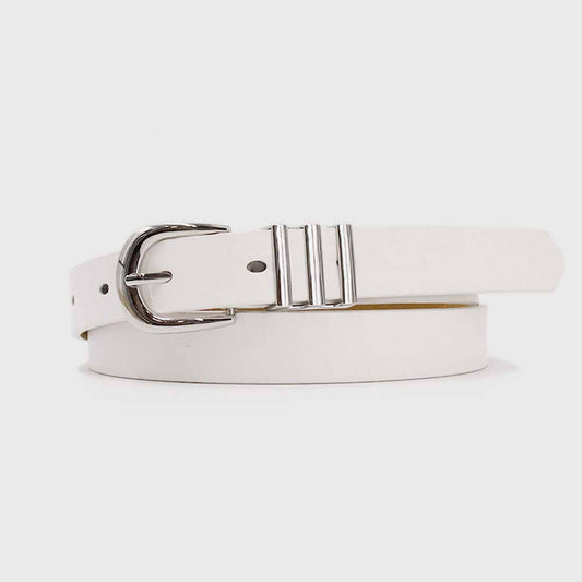 CINTURÓN SIM BAS BLANCO