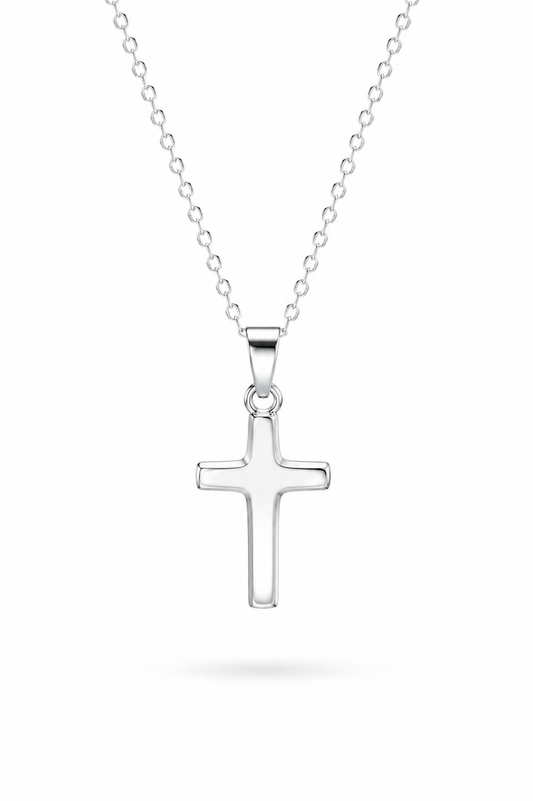 CADENA CRUZ II PLATA 925