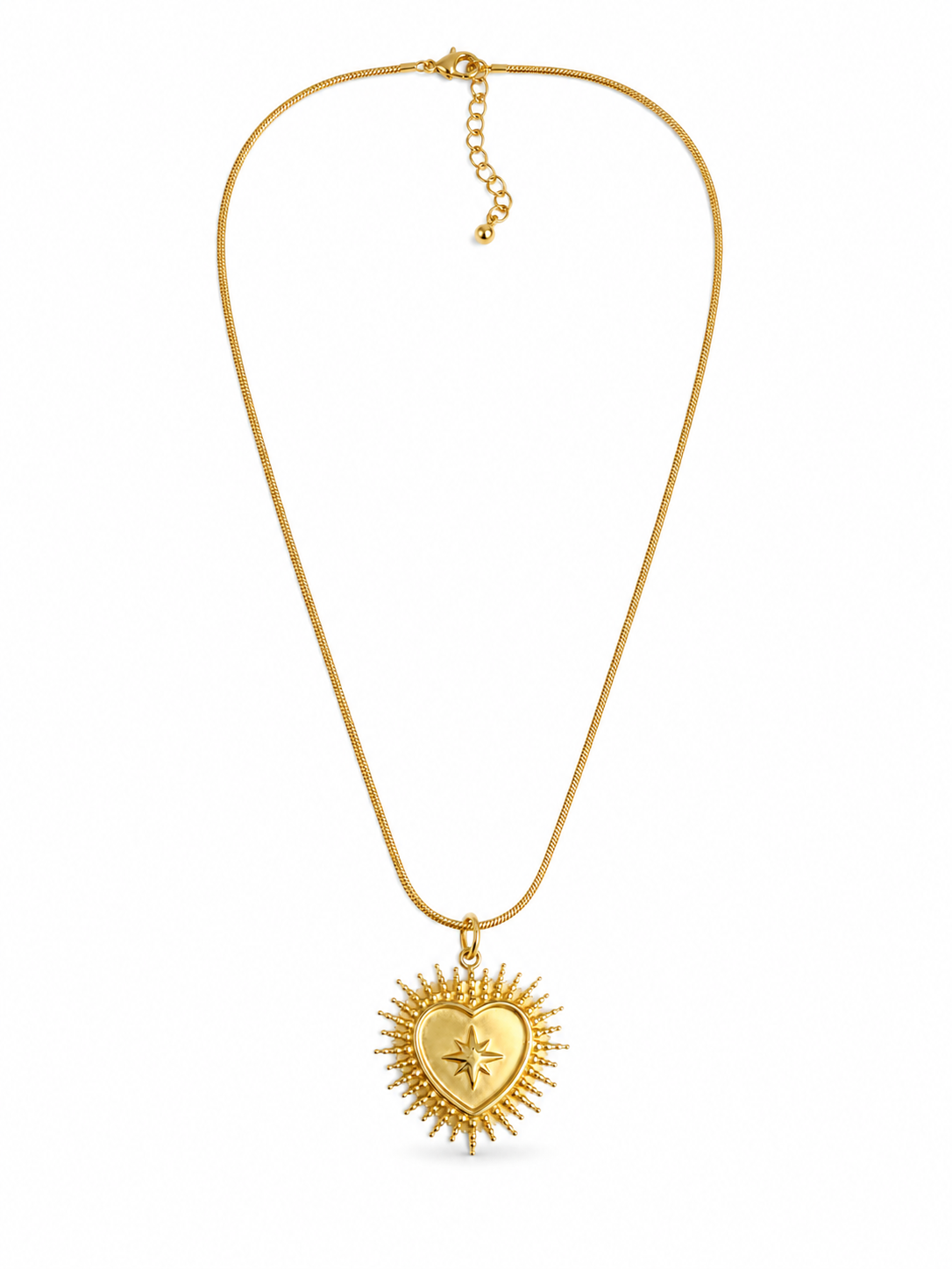 CADENA CORAZÓN DORADO