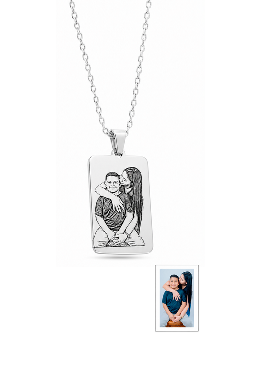 COLLAR RECTANGULAR PERSONALIZADO