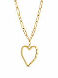 CADENA CORAZÓN DORADO