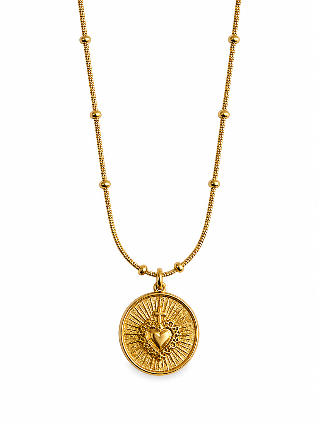 CADENA CORAZÓN II DORADO
