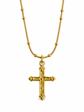 CADENA CRUZ II DORADO
