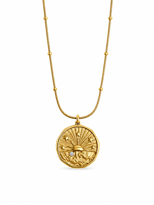 CADENA ESTRELLITAS DORADO