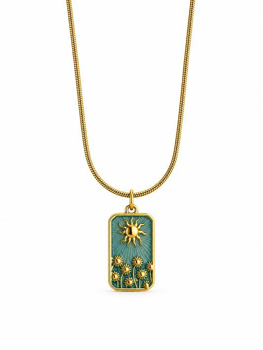 CADENA SOL VERD II DORADO