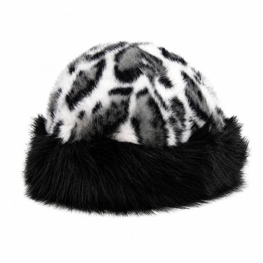 GORRO RUSO PRINT NEGRO