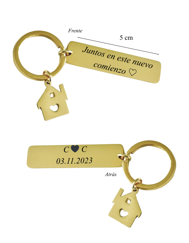 LLAVERO FRASE HOUSE  PERSONALIZADO