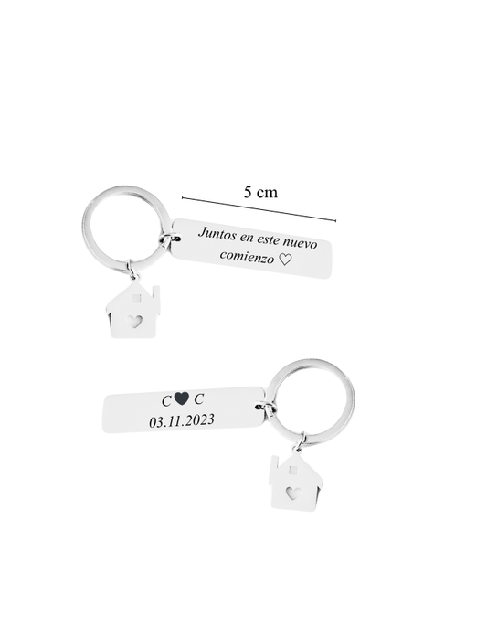 LLAVERO FRASE HOUSE  PERSONALIZADO