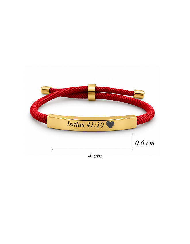 PULSERA HILO ROJO PERSONALIZADO