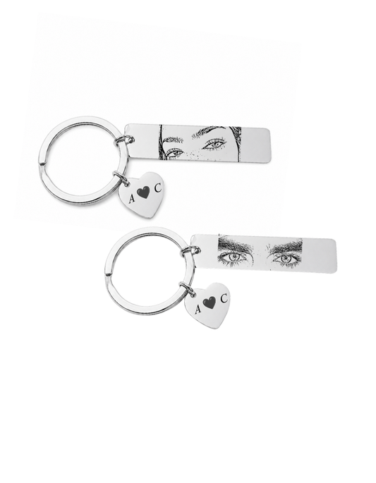 Pack Nuestras Miradas ♡ |  2 Llaveros Mirada Personalizados