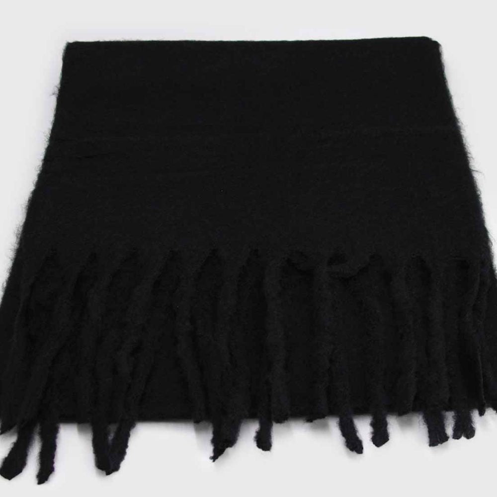 BUFANDA ALPACA NEGRO