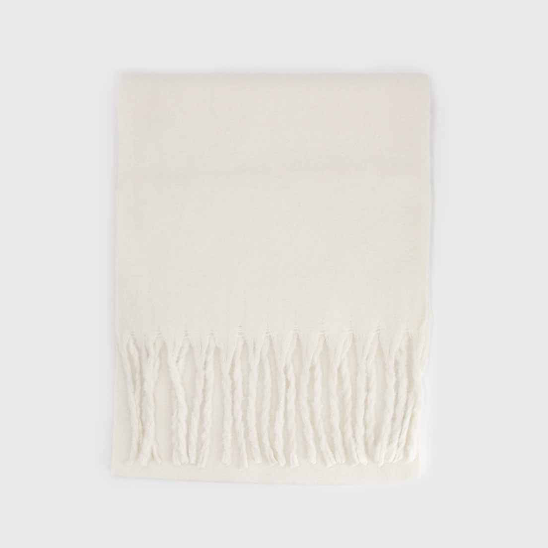 BUFANDA ALPACA CREMA