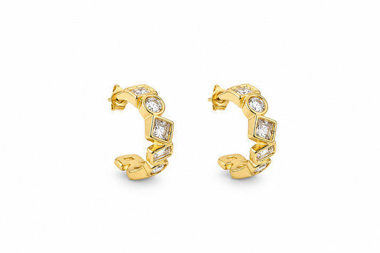 AROS SEMI ARGOLLA 2 CM DORADO